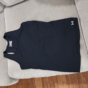 Under Armour fitted top size large racerback tank top